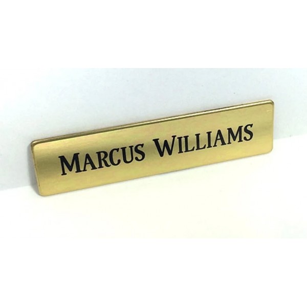 Solid Brass Name Tags